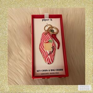 Piper K Picante Key Chain & Bag Charm - New in Box